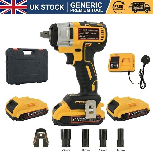 Cordless electric impact - 1/2",
