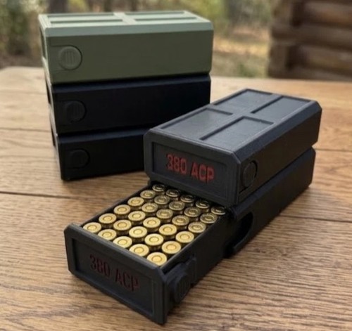 380 acp ammo storage box - storage,