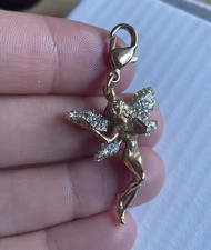 Kirk Folly Signed Fairy Bag Charm Gold Colour With Resin Enamel