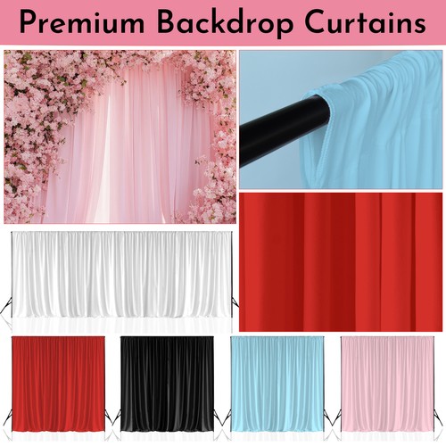 Backdrop curtains stretchable - backdrop,