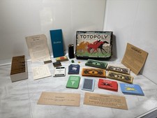 Vintage Waddingtons Totopoly Horse Racing Game 1940’s Small Box Version No Board