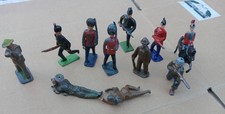 Collection Of Vintage Lead Britains Military Soldiers