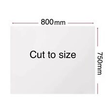 PVC White Flat Insert Door Panel 800mm x 750 Cut To Size Available