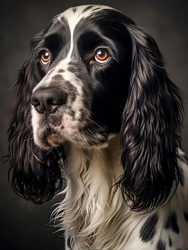 Springer spaniel dog oil - springer,