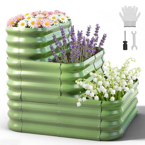 Garden metal raised vegetable - metal,