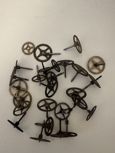 Clock parts job lot antique - parts,