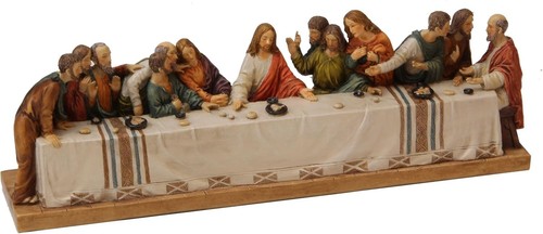 Last supper religious figurine - last,