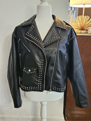 Zara faux leather - , iridescent