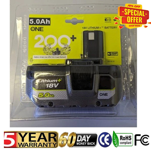 18v 0ah genuine lithium - 5.0ah,