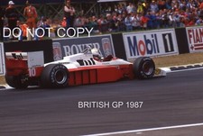 ZAKSPEED 871 CHRISTIAN DANNER BRITISH GP 1987 35MM SLIDE PHOTOGRAPH SILVERSTONE