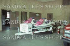 Fire Apparatus Slide 1993 LACFD Los Angeles Pink White Jet Skis Slightly Blurry