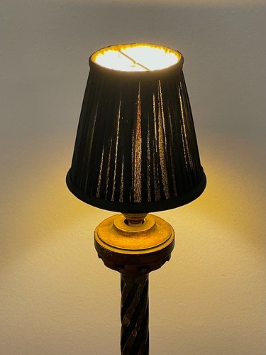 Black and gold pleated - and, on