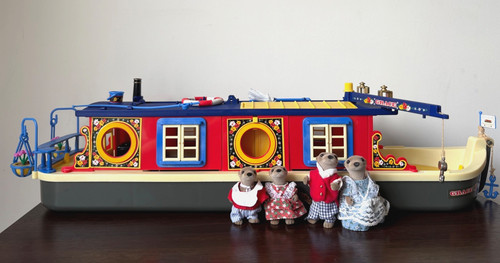 Sylvanian families canal - canal, boat