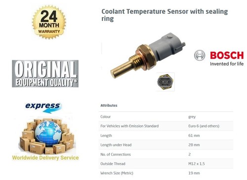 Bosch coolant temperature - bosch,