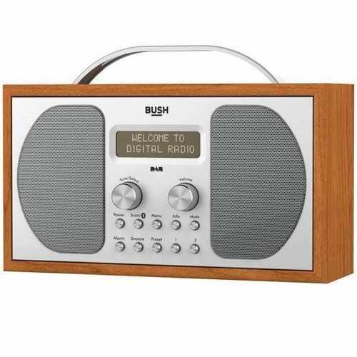 Bush wooden dab radio - bush,