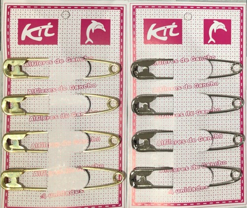 4pc 80mm safety pins ideal - 80mm,