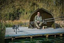 Korum Day Shelter Lite - K0370003 - Coarse Carp Fishing Quick Setup Day Shelter