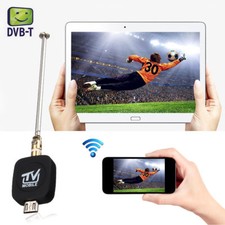 Micro USB DVB-T Digital Mobile TV Tuner Receiver+Antenna for Android 4.0~_e
