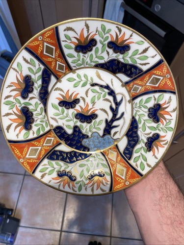 Antique english imari pattern - antique,