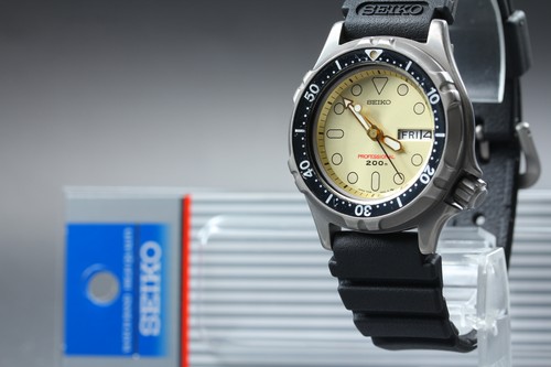 Near mint seiko 7c43 - seiko, 7c43-6a00