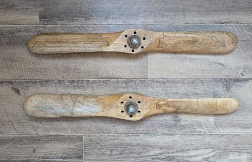 Pair vintage blade wooden - vintage, 2-blade