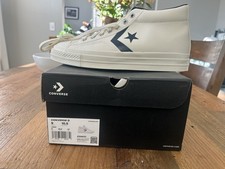 Converse Star Player 76 Mid Sneaker - White / Navy Sz 9