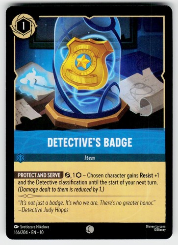 Detective badge 166 204 - detective's,