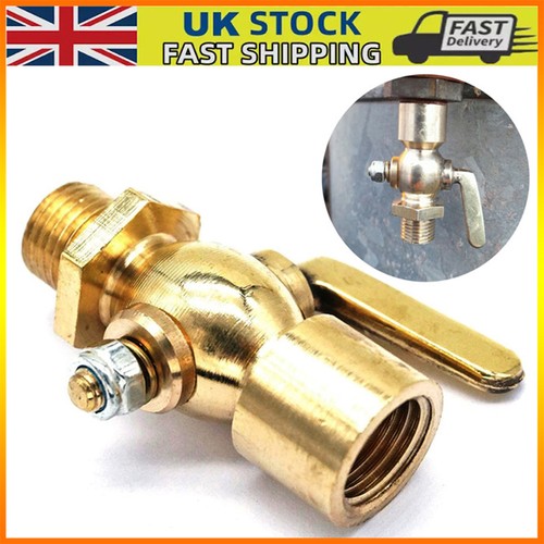 Brass fuel tap bsp - brass, 1/4"