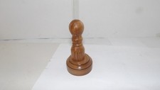 Gavel 3 -3/8" tall in Almond tree wood with a striking block  in Cherry wood