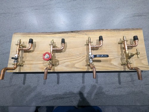 Rustic copper pipe bar optics - pipe,