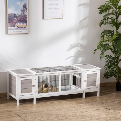 Wooden rabbit hutch guinea - rabbit, hutch,