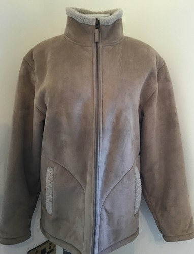 Ladies faux sheepskin - faux, jacket