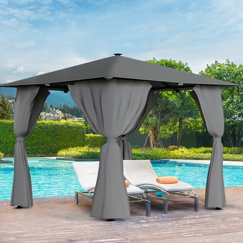 Aluminium garden pergola x - aluminium, 3m