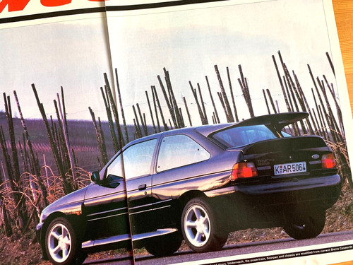 Ford escort cosworth launch - ford,