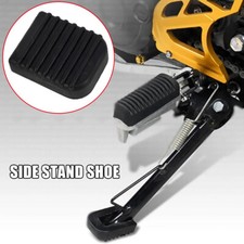 1X Motorcycle Parts Rubber Pads Foot Kickstand Extension Plate Stand Universal