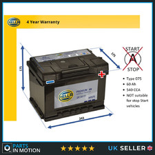 Battery fits DE LOREAN DMC-12