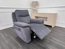 LAZYBOY POWER RECLINER ARMCHAIR WITH POWER HEADREST IN ROXY SHADOW