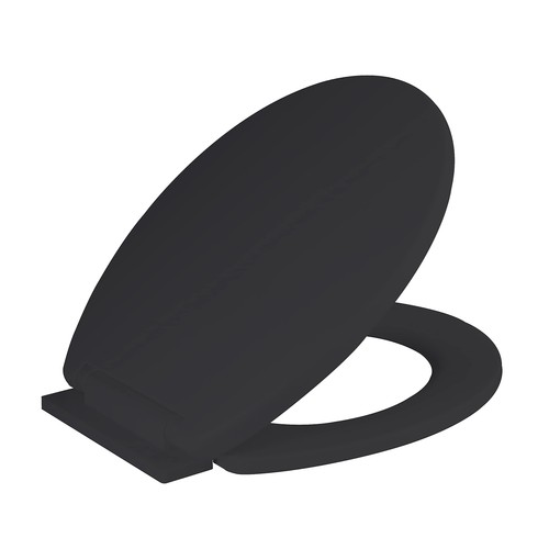 Black soft close - close, seat
