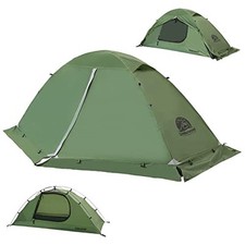 1-Man Camping Tent - 3/4 Season Waterproof Lightweight One Hiking