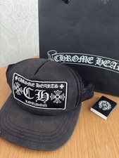 Chrome Hearts CH London Trucker Hat - Black And White *Authentic With Receipts*