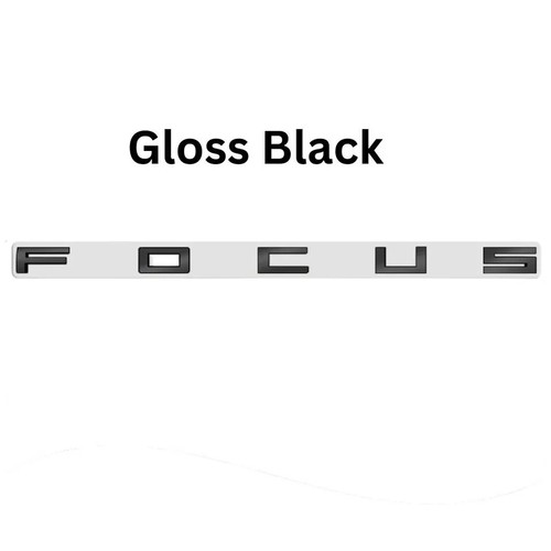 Gloss black rear - gloss, tailgate