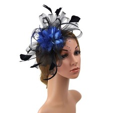 Women Flower Feathers Royal
