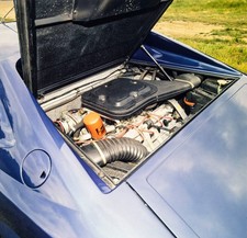 Ferrari 308 GT4 during the Automotive 1974 on January 01 1974 Old Photo 1