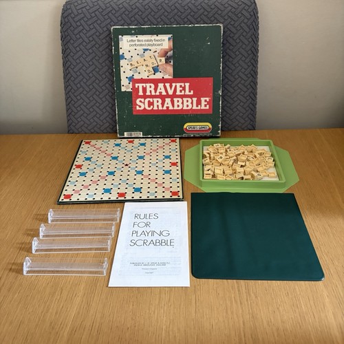 Vintage travel scrabble spears - vintage,