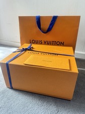 LV Louis Vuitton large Empty Gift Box & carrier bag with damaged edges 
