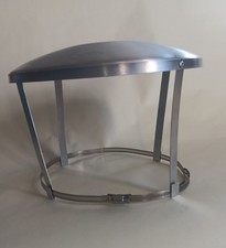 Large Capping Cowl for Chimney Pot - 4 support legs - Stainless Strap Fix