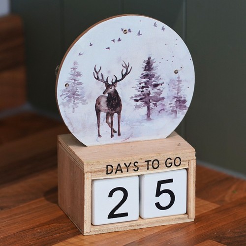 Wooden advent calendar - wooden,