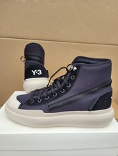 Men's Adidas Y-3 AJATU Court High Top Trainers Black RRP £250