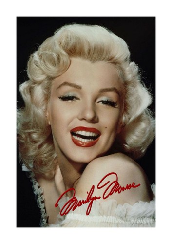 Marilyn monroe signed - marilyn, 4