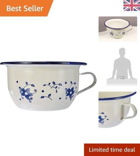 Charming white chamber pot - chamber,